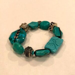 Silpada sterling silver and turquoise bracelet, new in packaging
